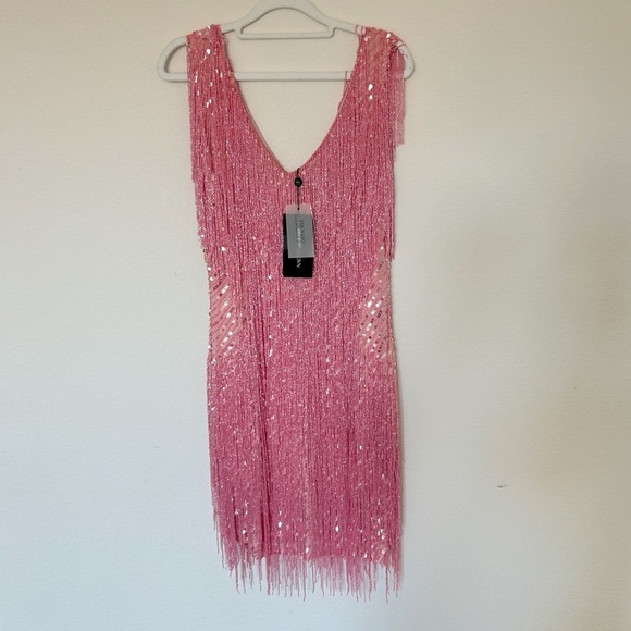 Nadine Merabi Sadie Dress Pink NWT - Picture 6 of 11